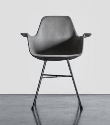 Hauteville Armchair by Lyon Beton - Modern Lounge Chair for Living Room, Office & Reading Nook - Durable & Stylish Accent Furniture