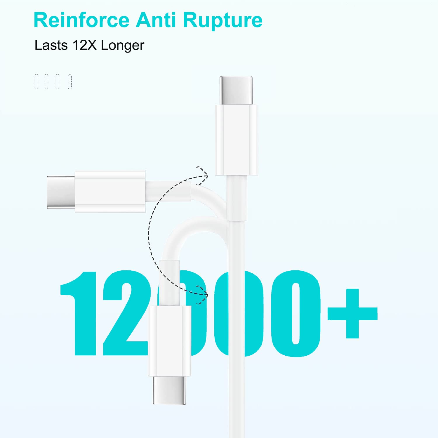 20W USB C Fast Charger for iPad Pro 12.9/11 inch, iPad Air, iPad Mini & iPhone 15 | 10FT Long Fast Charging Cable | Perfect for Home, Office & Travel Charging