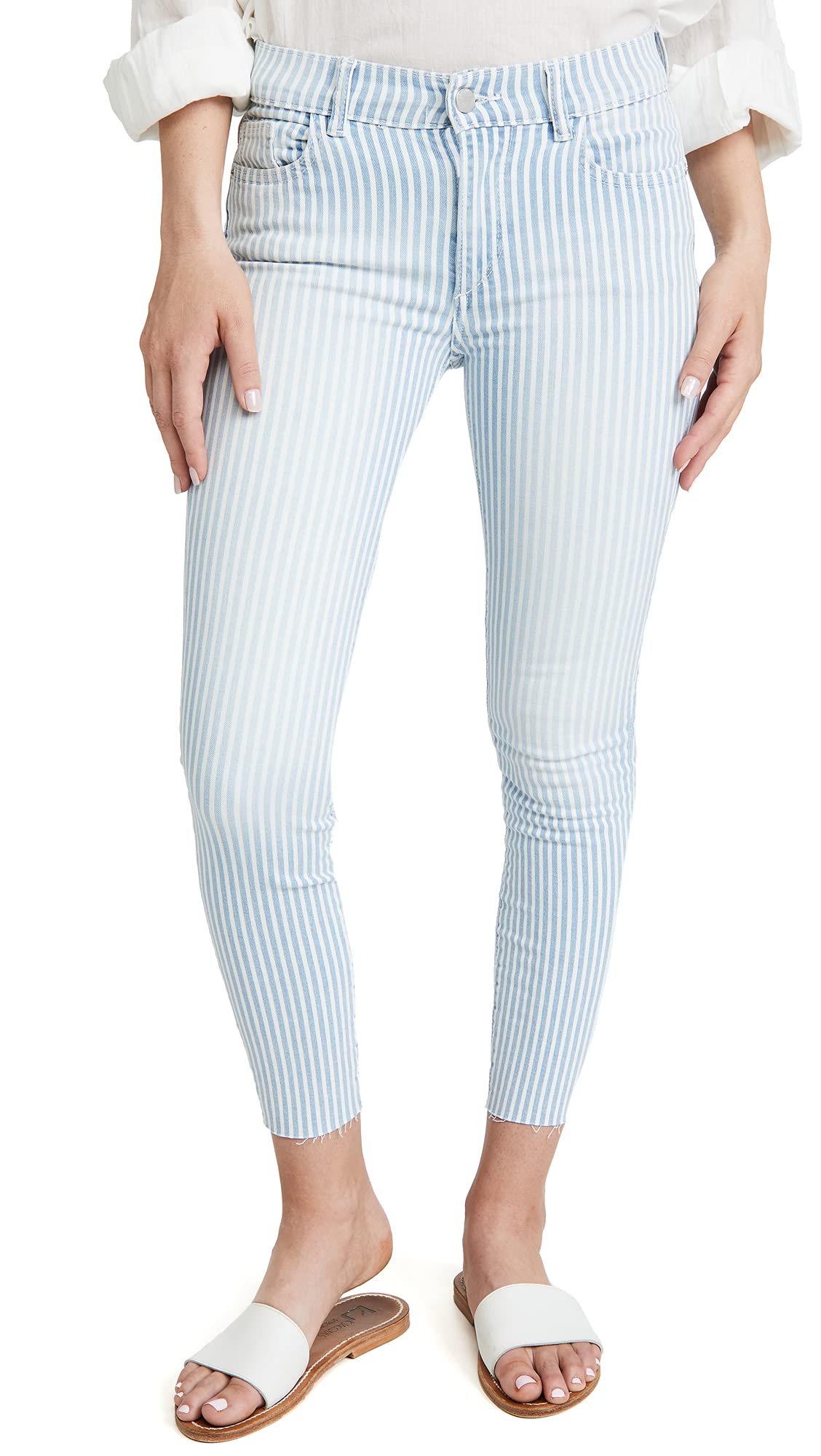 DL1961 Women's Florence Skinny Jeans - High Waist Stretch Denim Pants for Everyday Comfort | Perfect for Work, Casual Outings & Travel