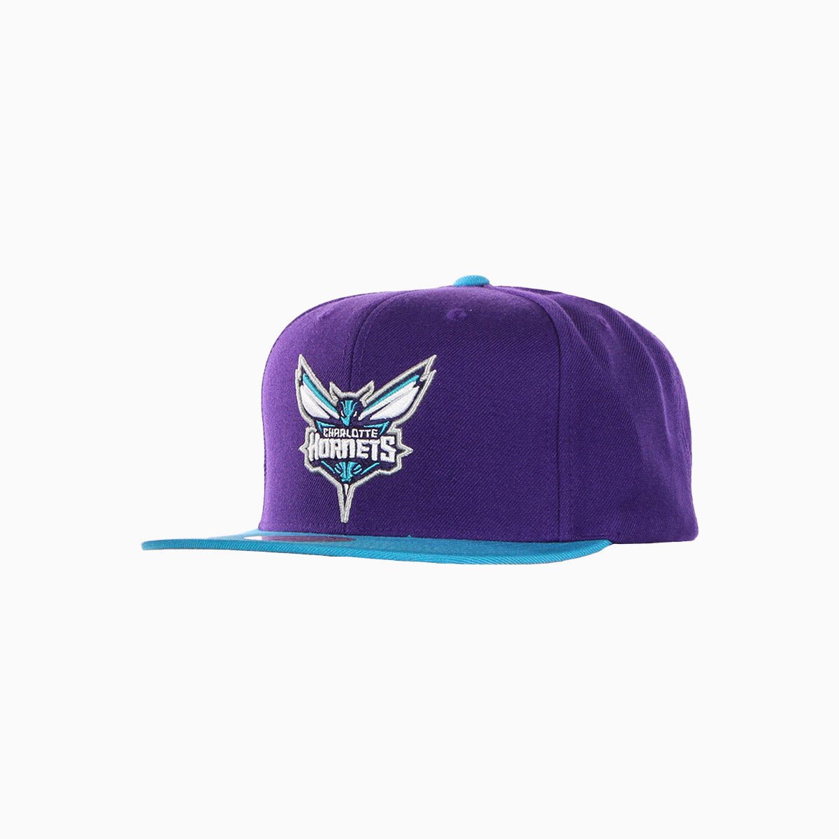 Charlotte Hornets NBA Wool Snapback Hat - Two-Tone Adjustable Cap for Men & Women - Perfect for Basketball Games, Streetwear, and Sports Fans