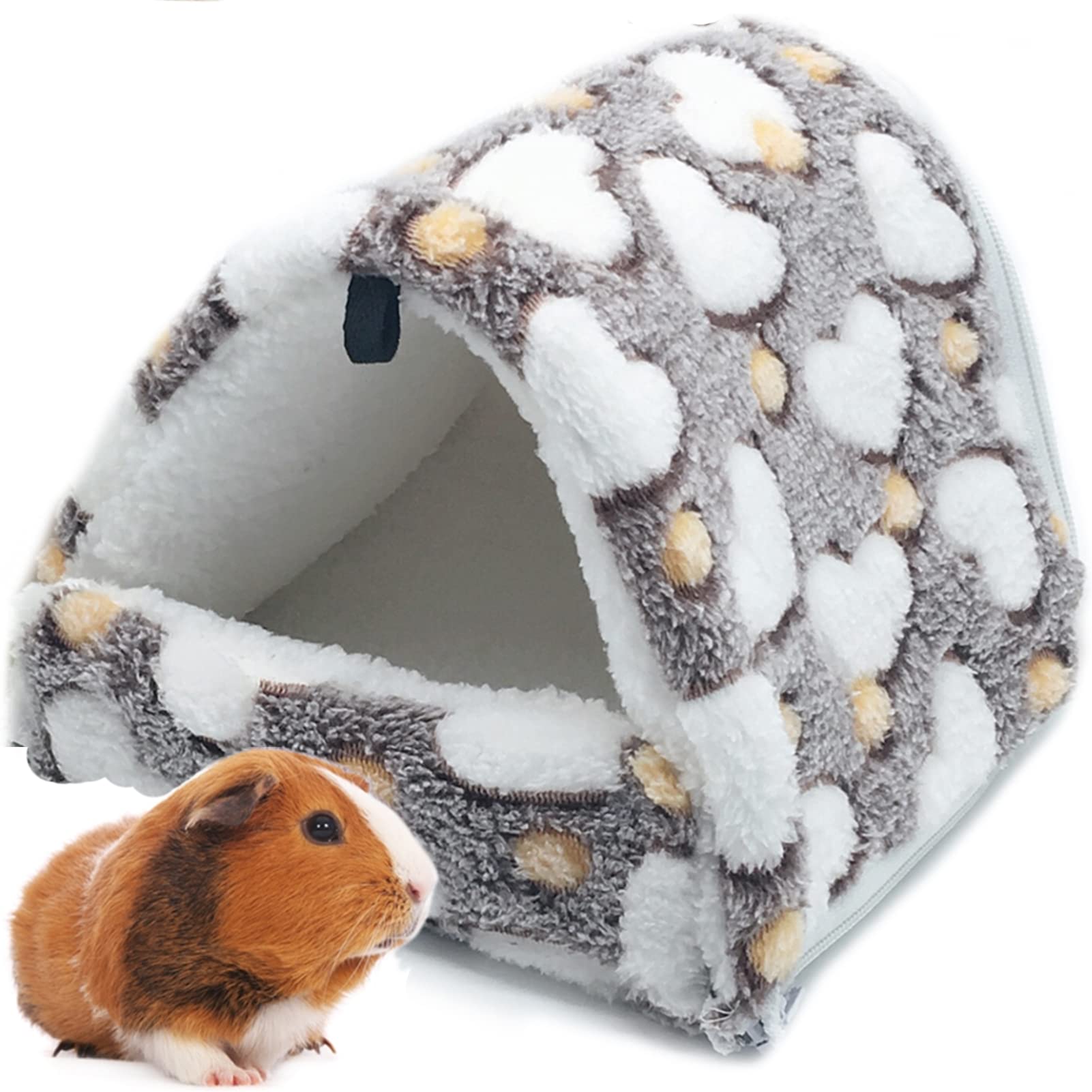 LeerKing Rat Hammock Bed - Ferret & Rodent Cage Accessories, Cozy Hideout for Guinea Pigs, Chinchillas, Hedgehogs & Sugar Gliders - Perfect for Small Pet Cages & Play Areas