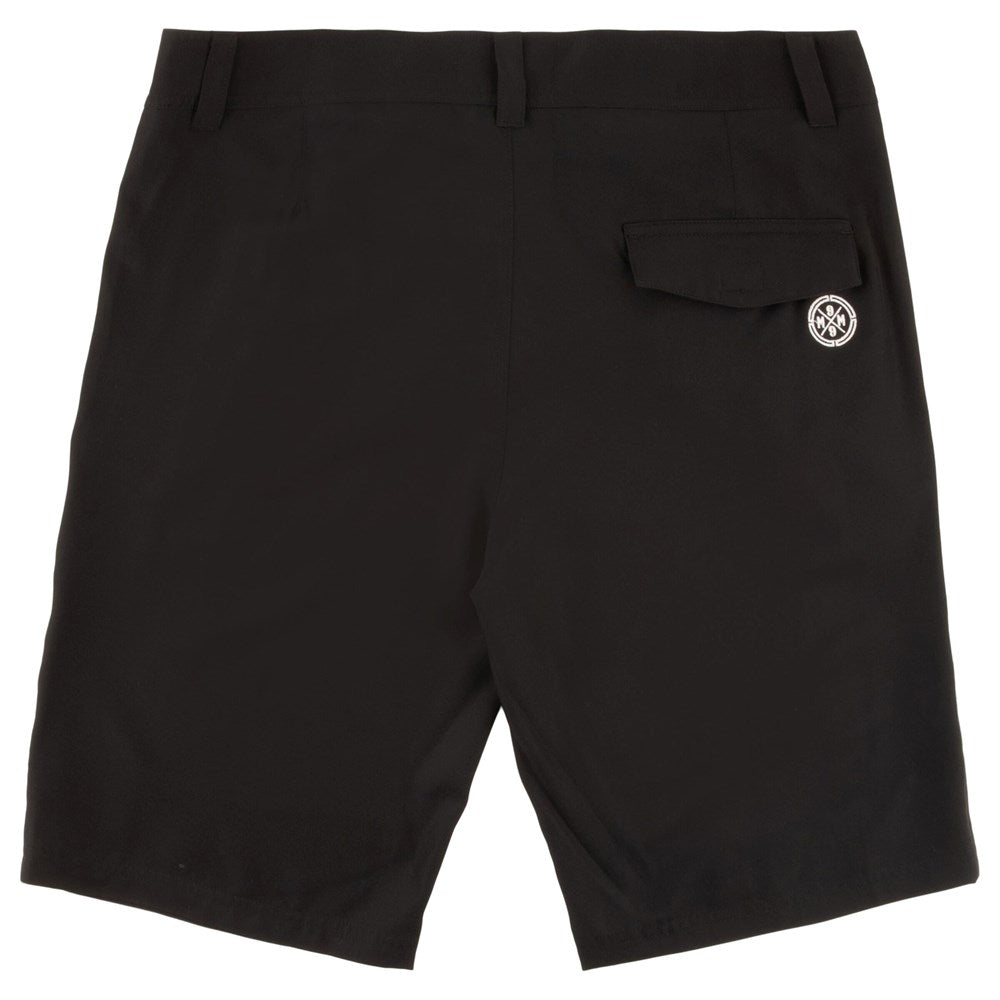 Metal Mulisha Crooked Hybrid Boardshorts - Men's Swim Trunks for Surfing, Beach & Pool - Quick Dry Swimwear with Comfort Fit