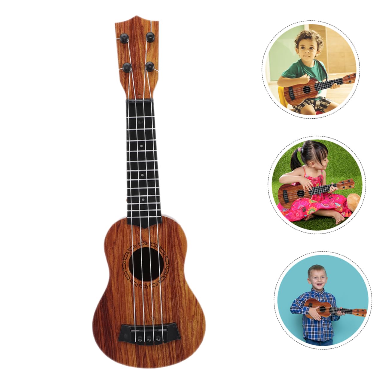**TOYANDONA Kids Ukulele - 21 Inch Wooden Mini Guitar Toy for Toddlers & Children, Musical Instrument with Beginner-Friendly Strings - Perfect for Birthday Gifts, Music Lessons & Family Playtime**