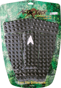 Astrodeck 113 Shane Beschen Traction Black Surfboard Traction Pad - Non-Slip Grip for Enhanced Performance - Perfect for Surfing, Paddleboarding & Water Sports