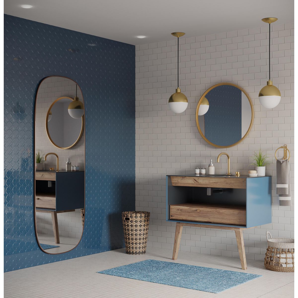 Globe LED Pendant Light - Modern Hanging Ceiling Fixture with Energy Efficient LED Bulb - Perfect for Dining Room, Kitchen Island, or Living Room Lighting