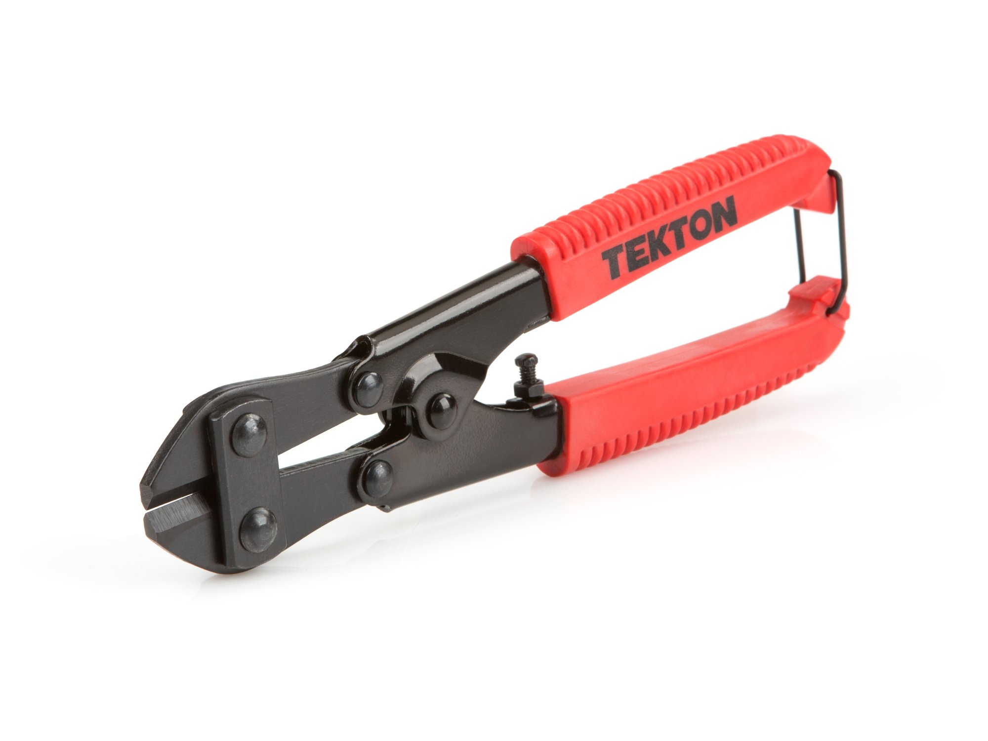 TEKTON 8 Inch Bolt Cutter - Heavy Duty Steel Wire Cutter Tool for Cutting Bolts, Chains, and Padlocks | Perfect for DIY, Construction, and Emergency Repairs | Model 3386, Black