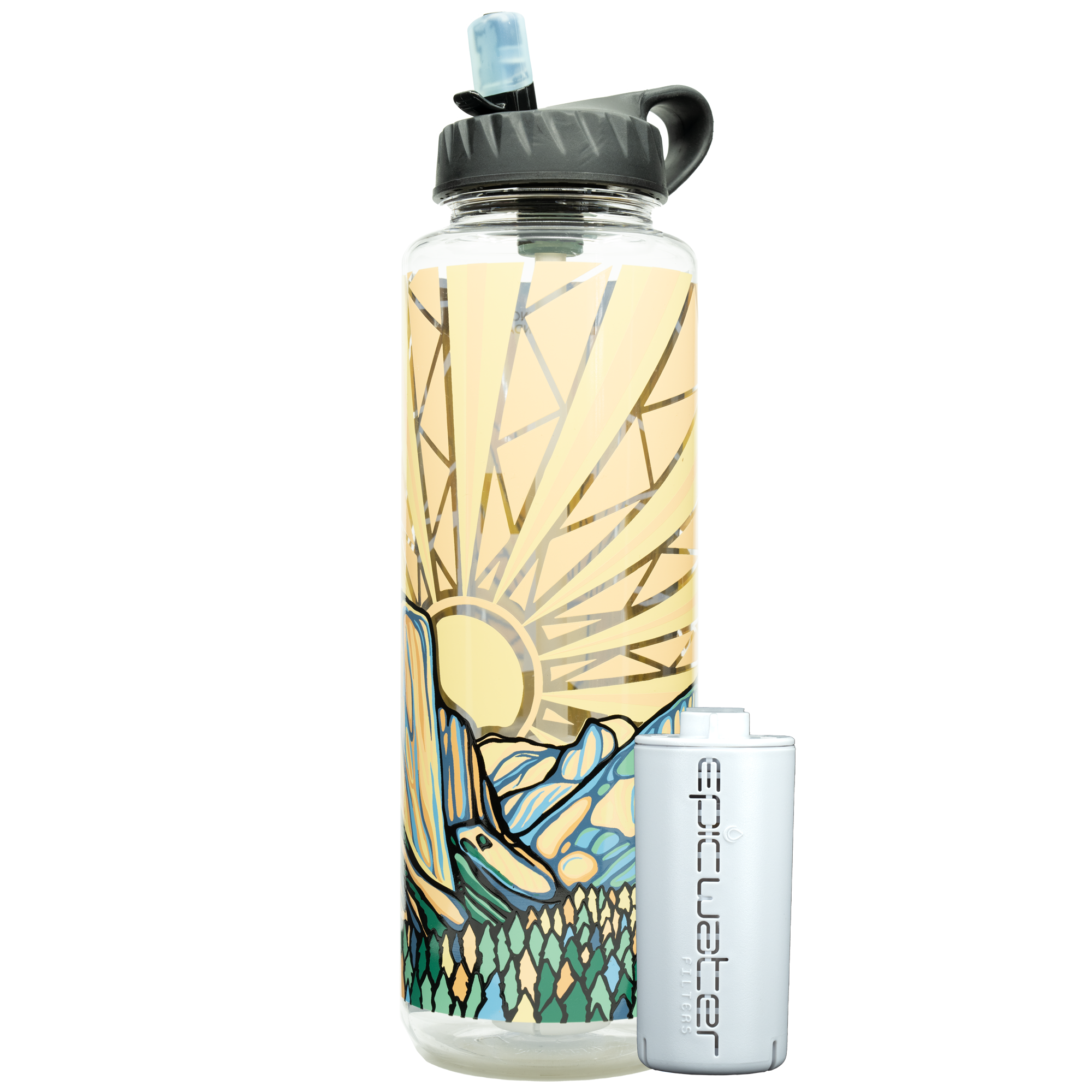 Nalgene OG Honnold Foundation Water Bottle | 32oz & 48oz BPA-Free Tritan | Leak-Proof & Durable for Hiking, Camping, Gym & Outdoor Adventures