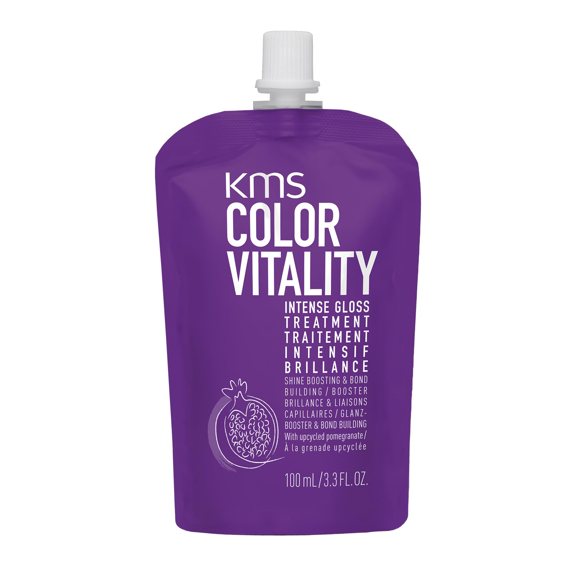 KMS ColorVitality Intense Gloss Treatment 100ml - Hair Gloss & Shine Treatment for Color-Treated Hair - Salon-Quality Conditioning at Home | Perfect for Damaged, Dry, or Faded Hair | Adds Vibrant Shine & Lasting Moisture
