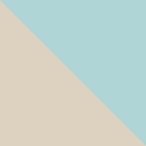 Aqua With Natural Birch