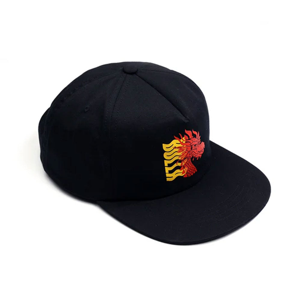 Bolla Tatsu Snapback Hat - Black Adjustable Baseball Cap for Men & Women - Perfect for Sports, Casual Wear & Outdoor Activities