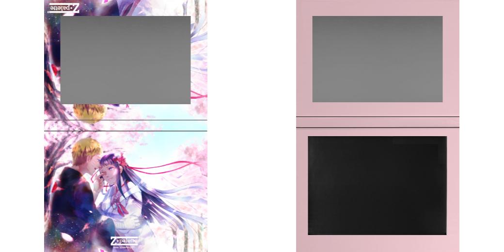 Custom Extra Large Z Palette - Magnetic Makeup Palette for Eyeshadows & Blush - Perfect for Professional Artists & Travel Makeup Organizer