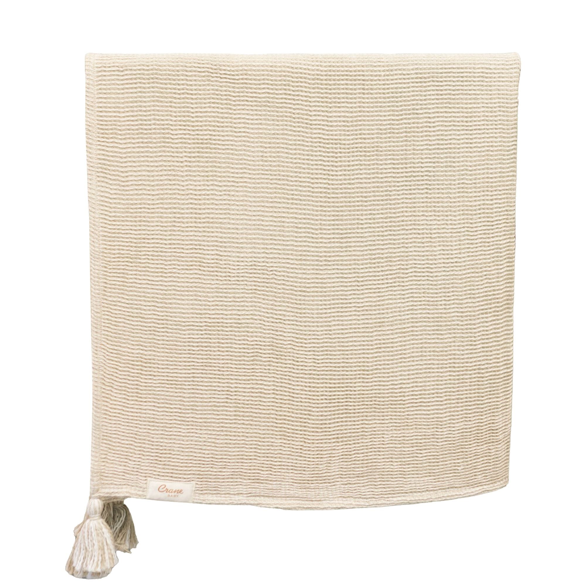 Premium Crane Baby Luxe Soft Baby Blanket - Ultra Cozy & Breathable for Newborns, Infants & Toddlers - Perfect for Nursery, Swaddling, Stroller & Cuddle Time