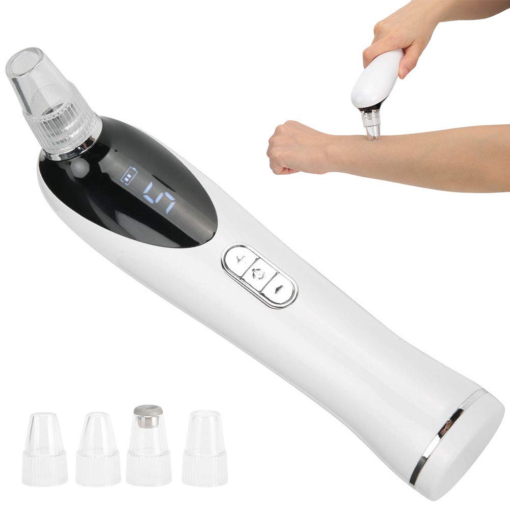 Electric Blackhead Vacuum Cleaner with Heating Function - Professional Pore Cleaner for Women & Men - Deep Cleansing for Acne, Blackheads & Oily Skin - Perfect for Daily Facial Care & Spa Treatments