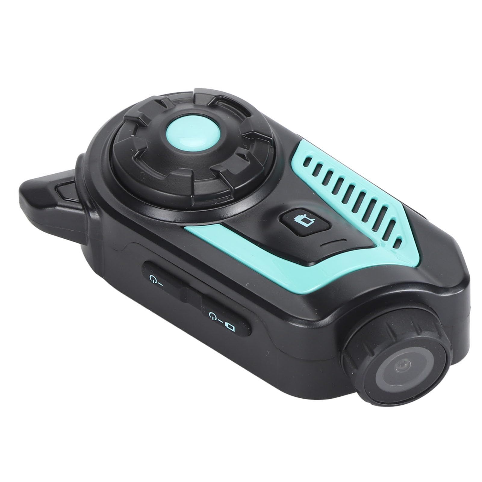 Ciciglow 2K Motorcycle Helmet Dash Cam with Bluetooth Headset & WiFi 6 Intercom - Motorcycle Communication System for Riders - Perfect for Adventure Riding, Commuting, and Group Tours