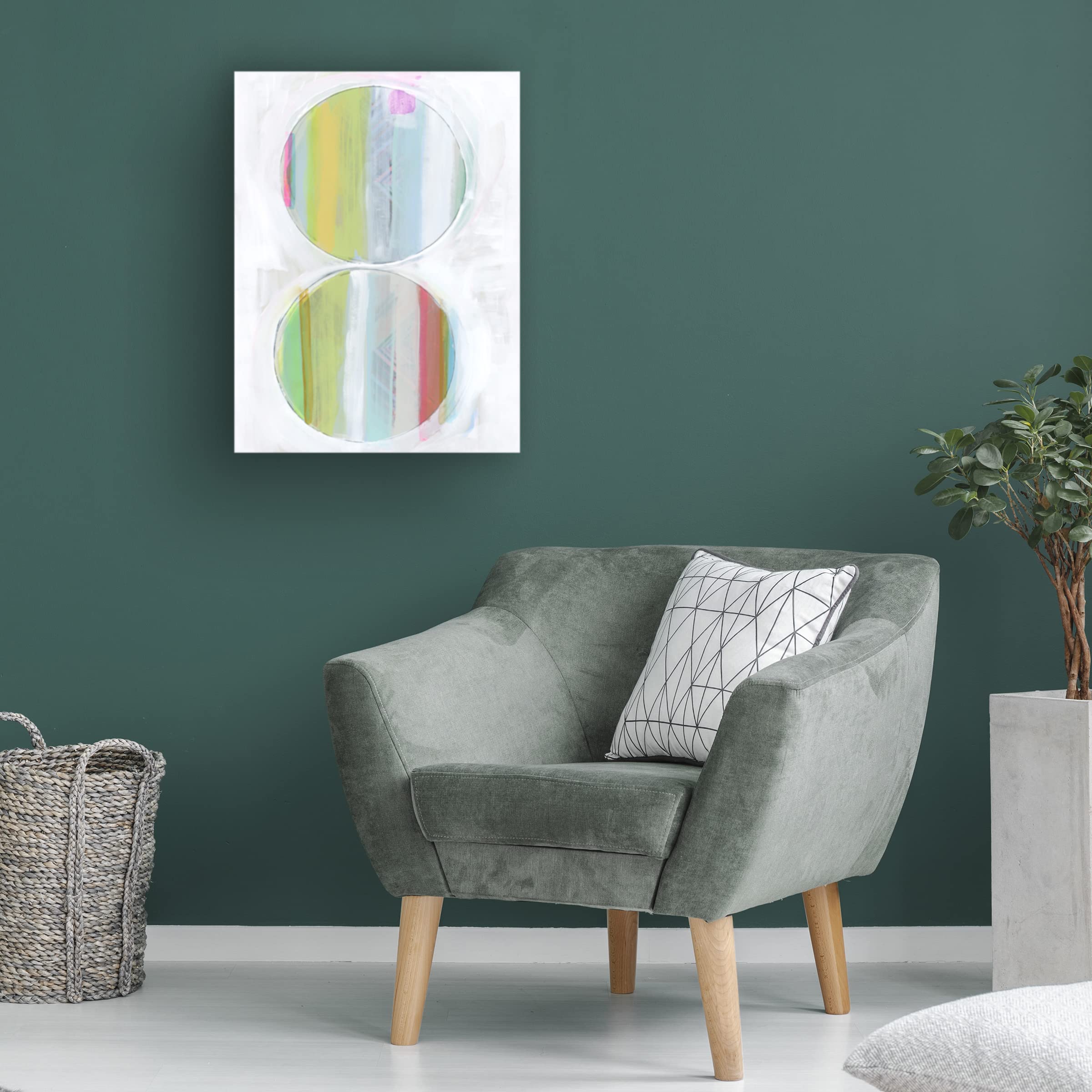 Bellissimo Art 'Art in Whites VII' Framed Canvas Wall Art - 14x19 Inches - Modern Home Decor for Living Room, Bedroom & Office
