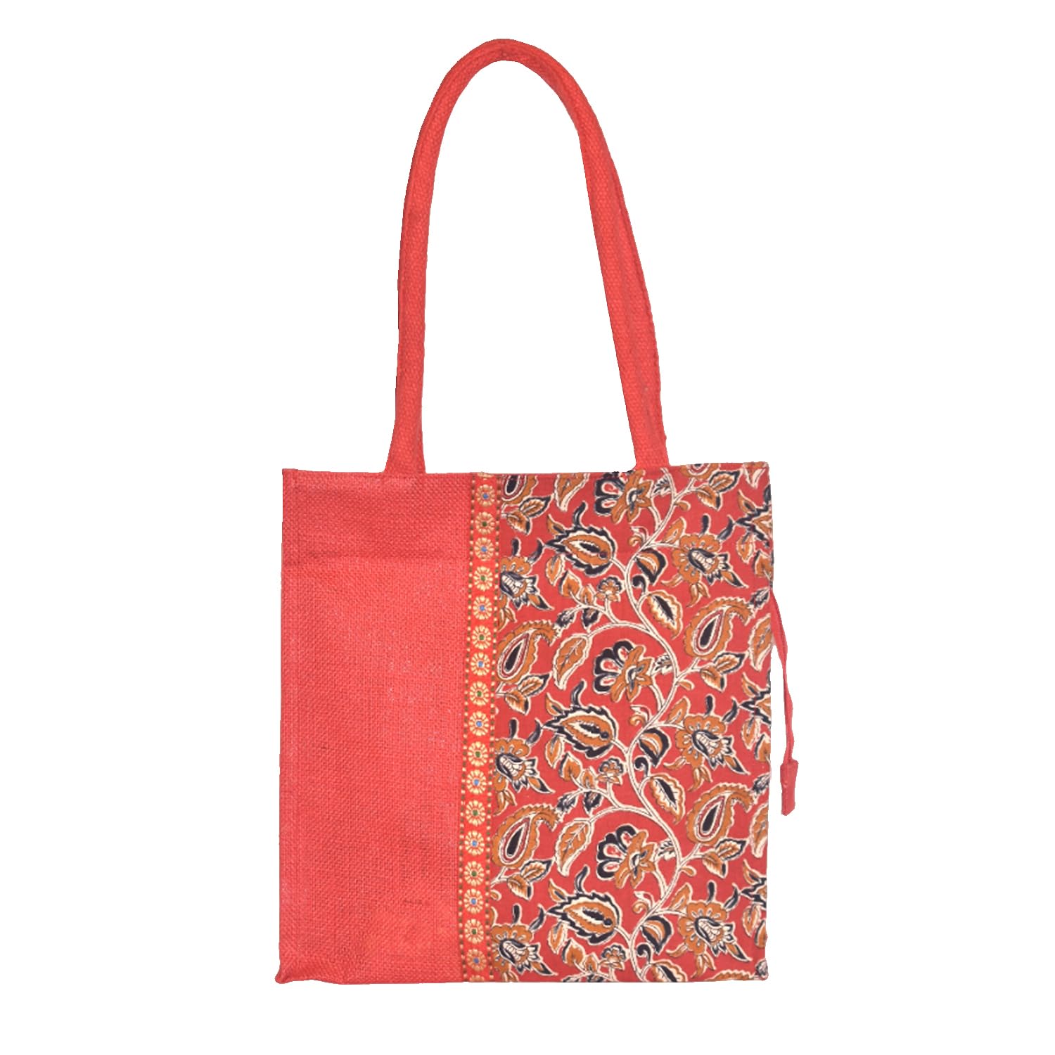 Eco-Friendly Handcrafted Jute Tote Bag with Zipper - Durable Women's Handbag & Gift | Perfect for Shopping, Beach, Work & Daily Use