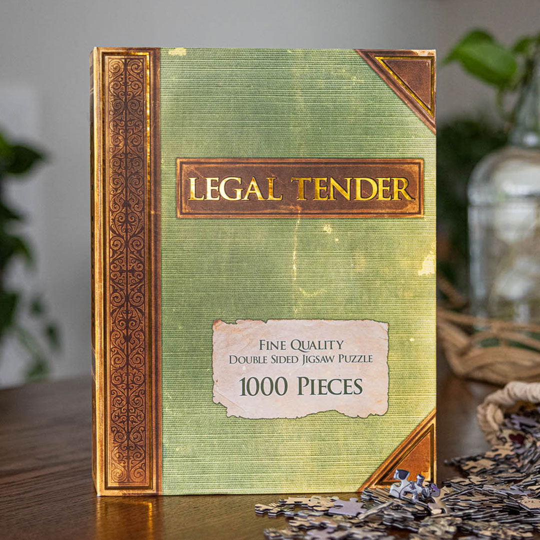 Legal Tender Jigsaw Puzzle - US Currency Themed 1000 Piece Puzzle for Adults & Collectors - Perfect for Home Decor, Gift Giving & Relaxation