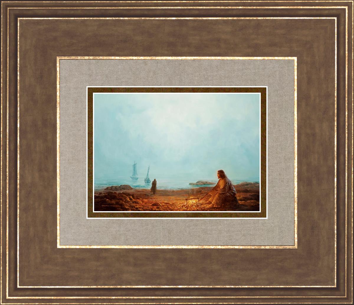 By The Shore By Yongsung Kim - Coastal Wall Art Print for Beach House Decor, Ocean Themed Living Room & Bedroom