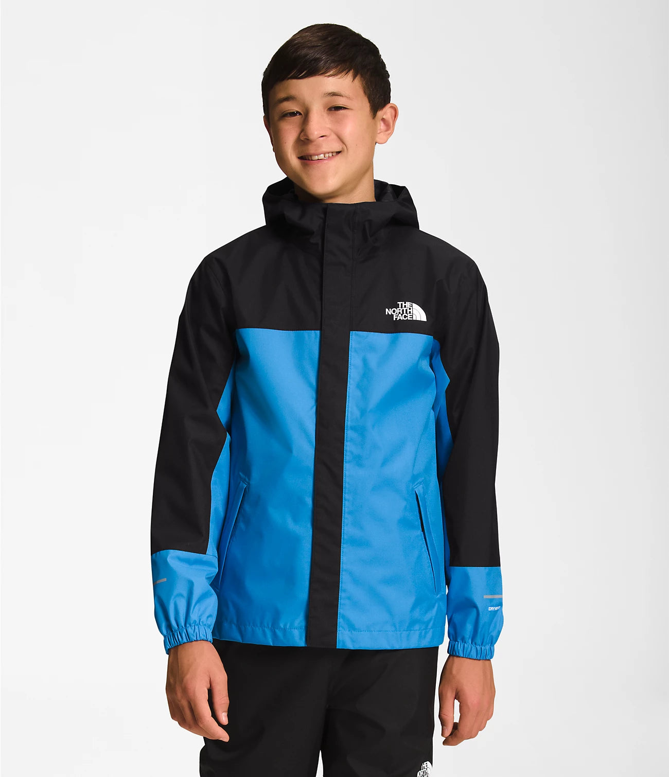 Antora Boys' Waterproof Rain Jacket - Lightweight & Breathable Outdoor Jacket for Kids - NF0A82ST - Perfect for Hiking, School & Play in Wet Weather