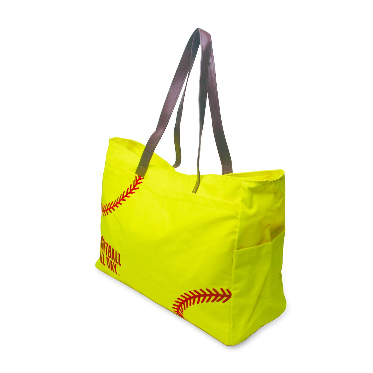 Gabigaba Women's Large Canvas Baseball Tote Bag - Oversized Casual Handbag for Sports, Mom, Beach & Travel | Perfect for Gym, Shopping & Daily Use