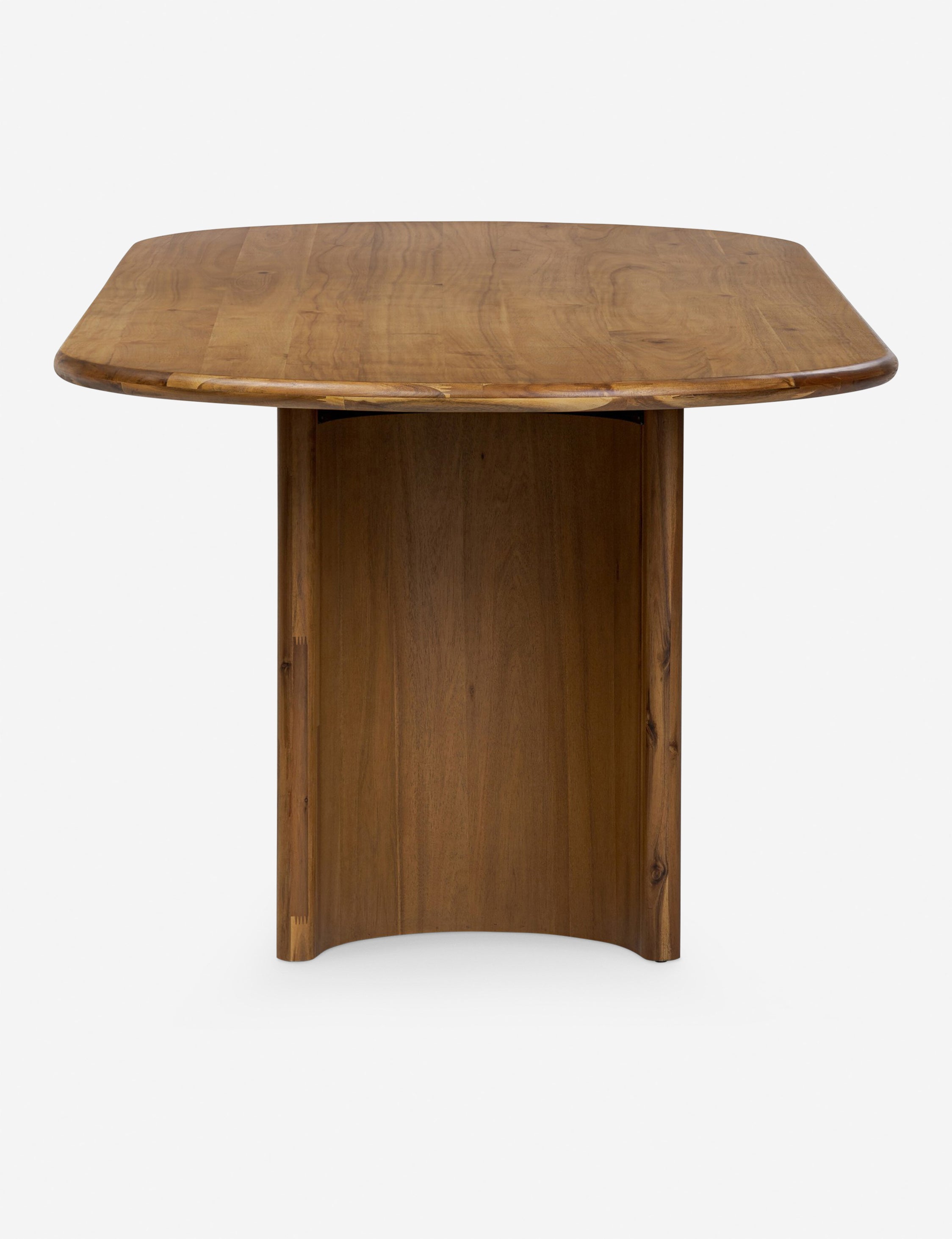 Modern Gilda Oval Dining Table - Solid Wood Kitchen Table for 6 - Perfect for Family Dinners & Entertaining Guests