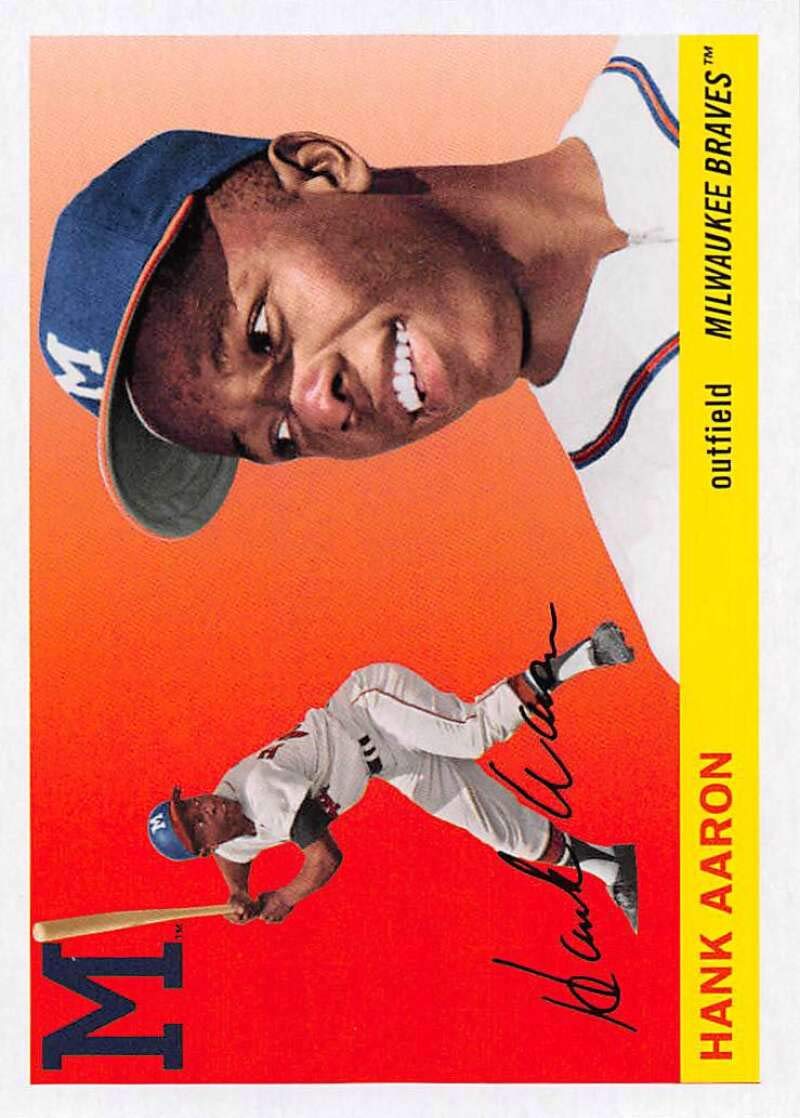 2020 Topps Archives #100 Hank Aaron Milwaukee Braves Baseball Card - Rare Collectible for Sports Memorabilia & Gift Ideas