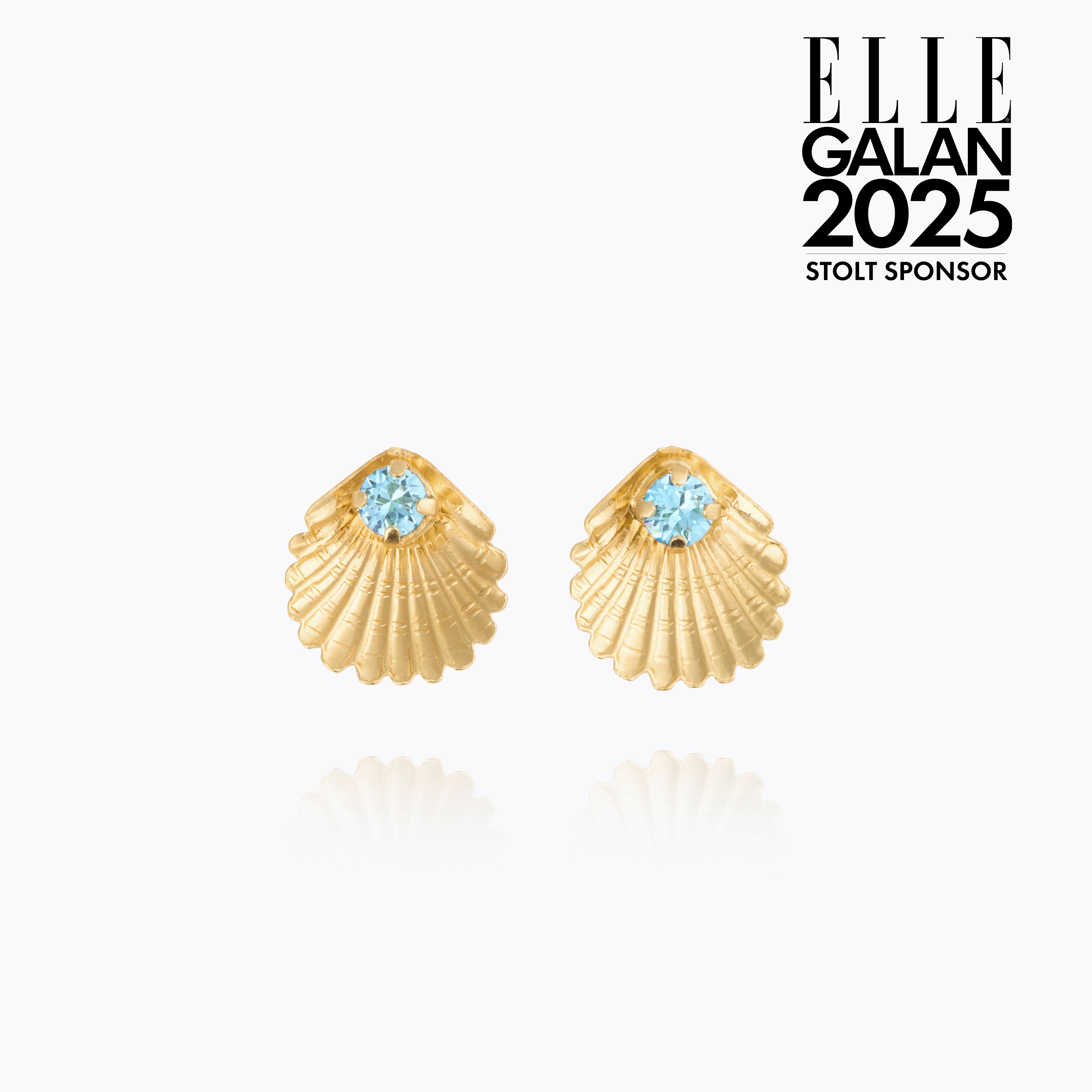 Ocean Treasure Earrings - Genuine Aquamarine Gemstone Jewelry for Women, Dainty Sea-Inspired Earrings, Perfect for Beach Weddings, Vacations & Boho Fashion