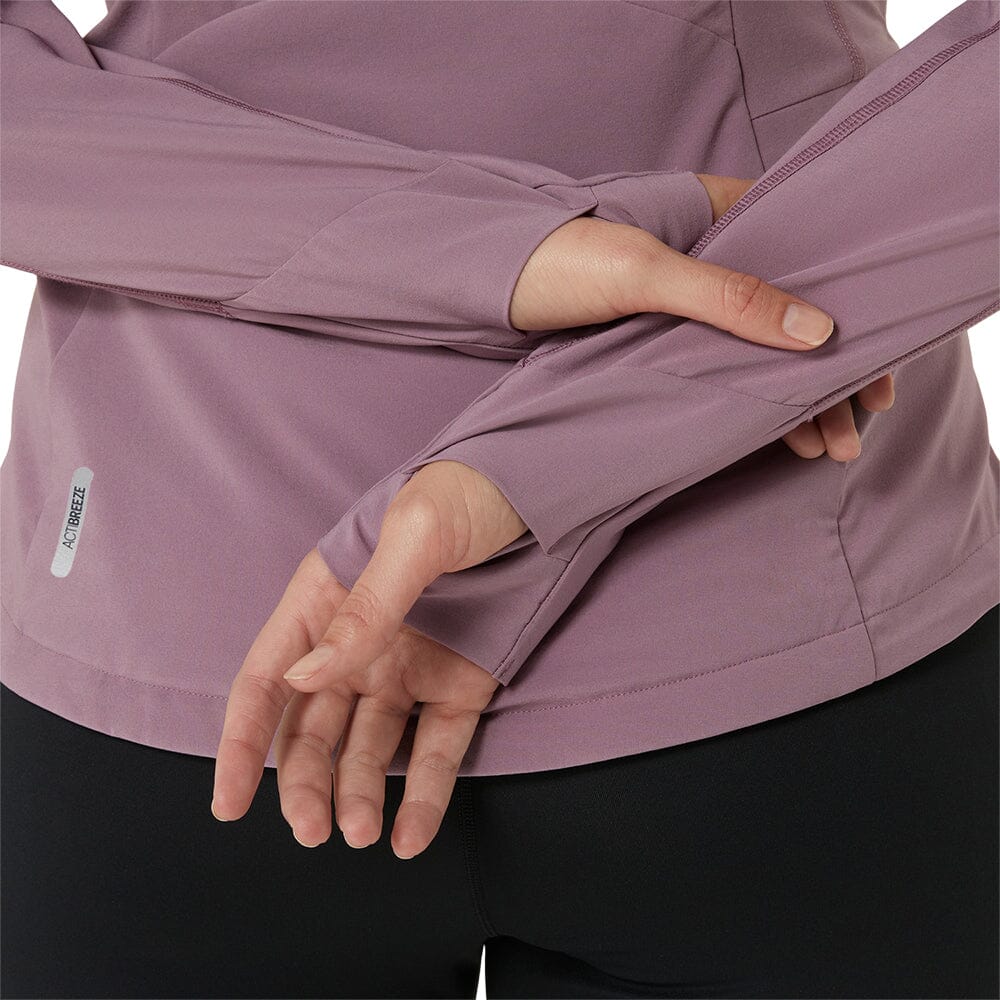 ASICS Women's Running Winter Jacket - Lightweight Waterproof Windbreaker for Cold Weather Jogging & Outdoor Activities