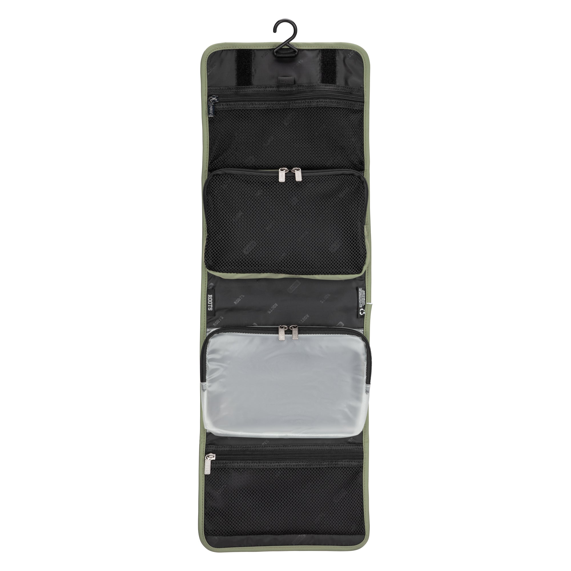 Premium Leather Travel Toiletry Bag for Men & Women - Waterproof Cosmetic Organizer with Hanging Hook - Perfect for Airplane, Gym, Camping & Business Trips