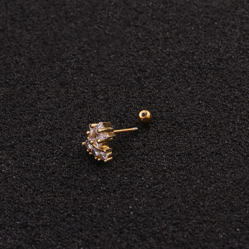 20G Cartilage Tiny Stud Earrings - Dainty Star Stud Earrings for Women | HSPJ1954 | Perfect for Everyday Wear, Parties & Gifts