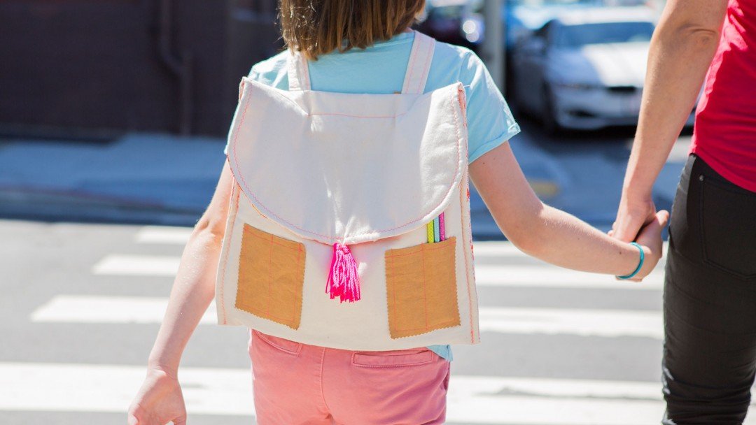 DIY Kids' Backpack Sewing Kit - Easy to Make Children's School Bag for Boys & Girls - Perfect for School, Travel & Outdoor Adventures