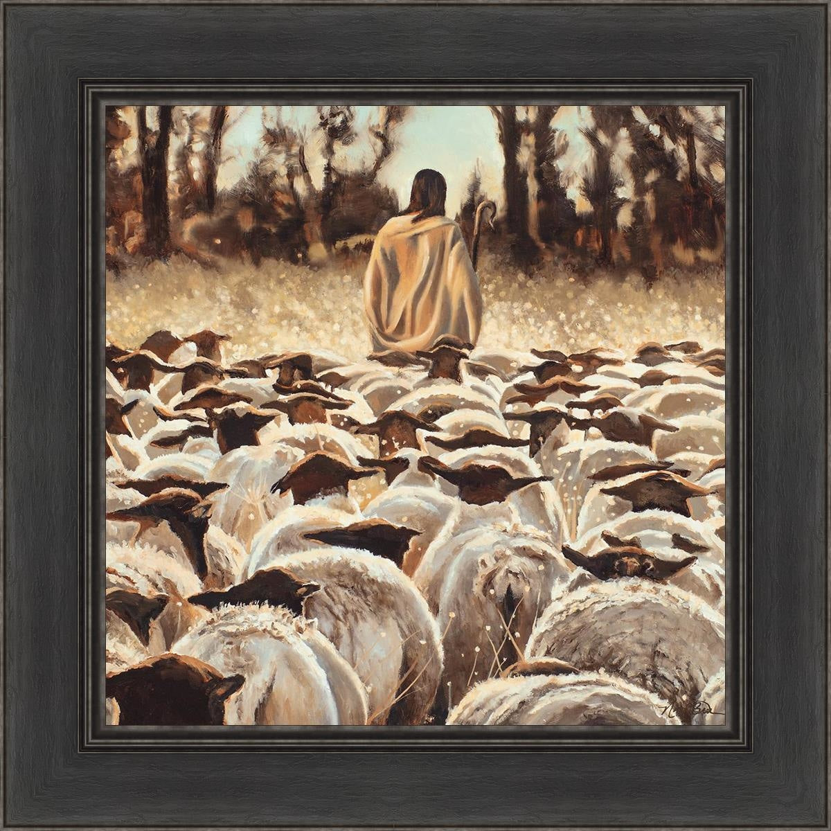 Be Ye Followers of Me - Inspirational Christian Wall Art for Home & Church Decor | Perfect for Living Room, Bedroom & Office