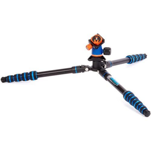 3 Legged Thing Punks Corey 2.0 Magnesium Alloy Tripod with AirHed Neo 2.0 Ball Head (Blue) - Professional Camera Tripod for Photography, Videography & Travel - Lightweight & Durable Tripod for DSLR, Mirrorless & Action Cameras