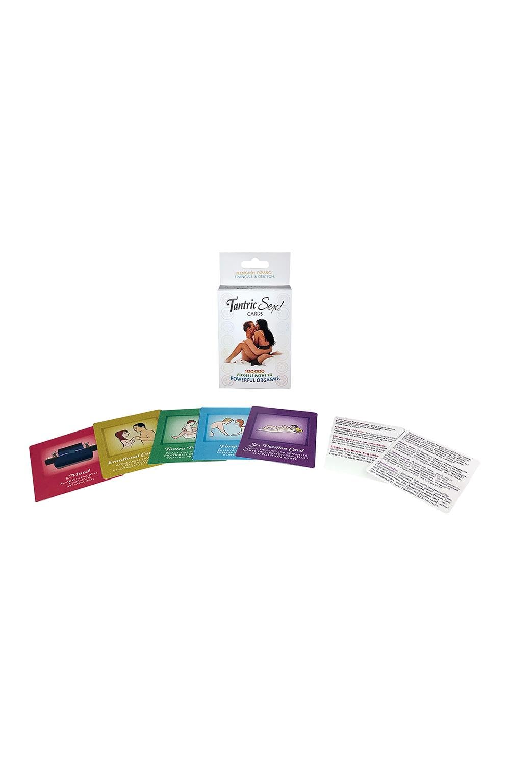Tantric Sex Cards by Kheper Games - Intimate Couples Card Game for Deep Connection & Romantic Evenings - Perfect for Date Nights, Anniversaries, and Relationship Building