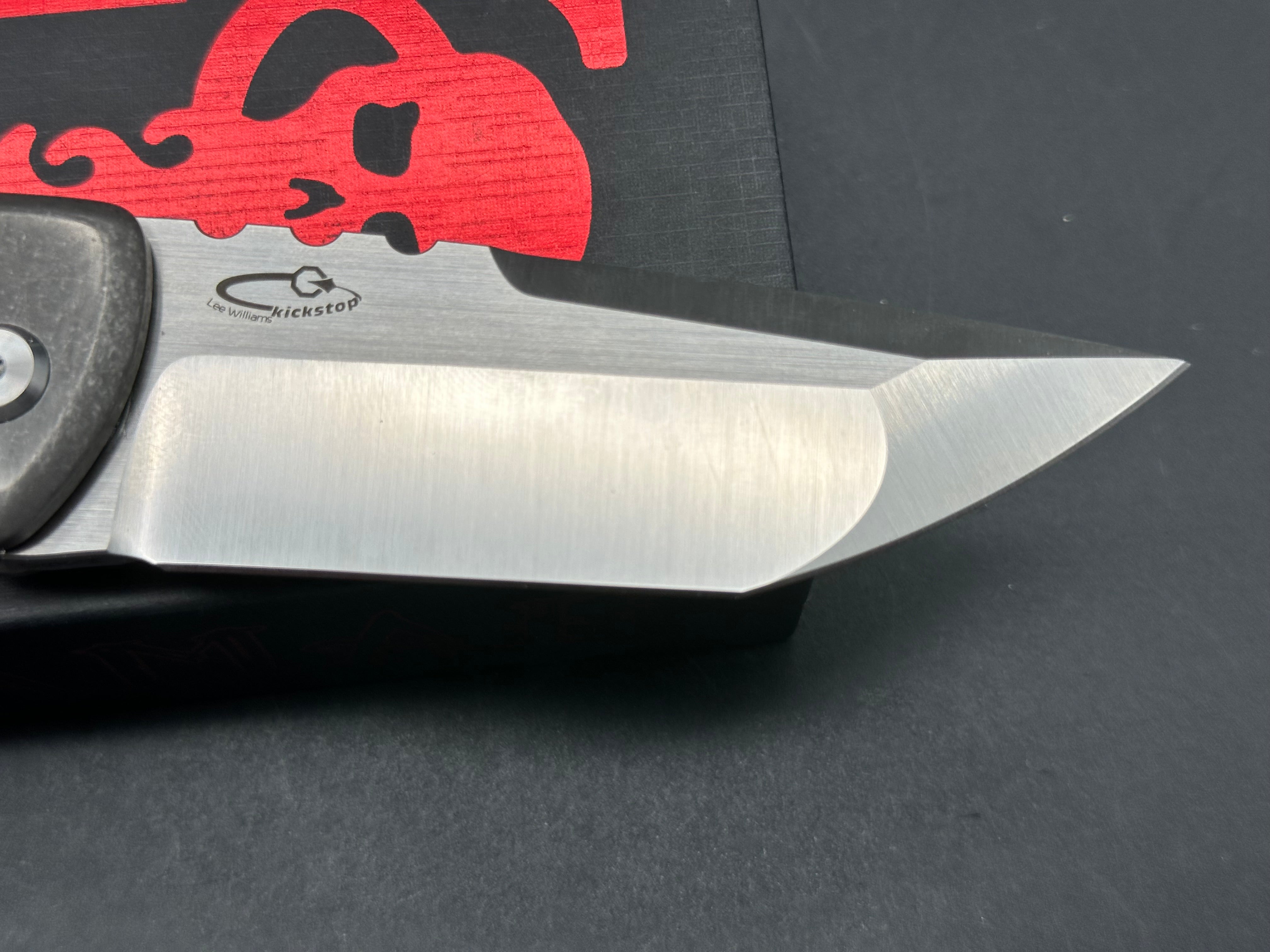 Chaves Redencion 229 Kickstop Tanto Knife - M390 Steel Blade, Custom Modded by SatuDave | EDC, Tactical, Outdoor Survival & Collection