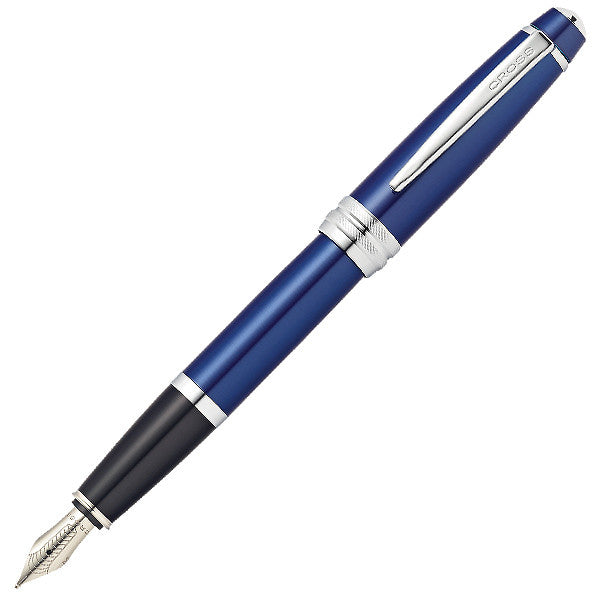 Cross Bailey Blue Lacquer Fountain Pen - Premium Writing Instrument for Calligraphy, Journaling & Office Use - Elegant Gift for Writers & Professionals