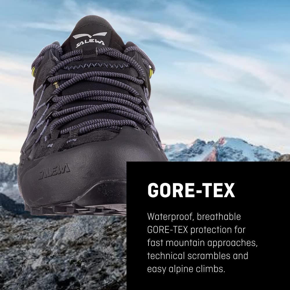 Salewa Men's Wildfire GTX Approach Shoe - Waterproof Hiking & Climbing Shoes with Gore-Tex Technology for Outdoor Adventures, Trail Running & Mountain Trekking