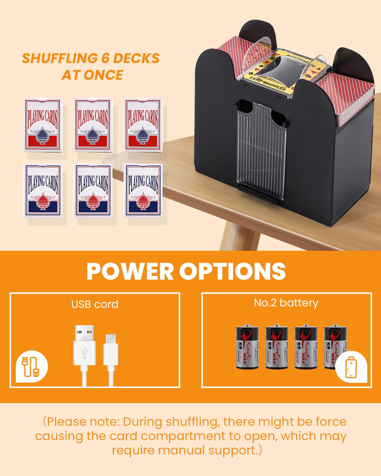 Premium Blackjack Casino Game Set - 300 Poker Chips, Automatic Card Shuffler, 8 Decks of Playing Cards, Felt Layout, Card Shoe & Accessories for Home Poker Nights & Casino-Themed Parties