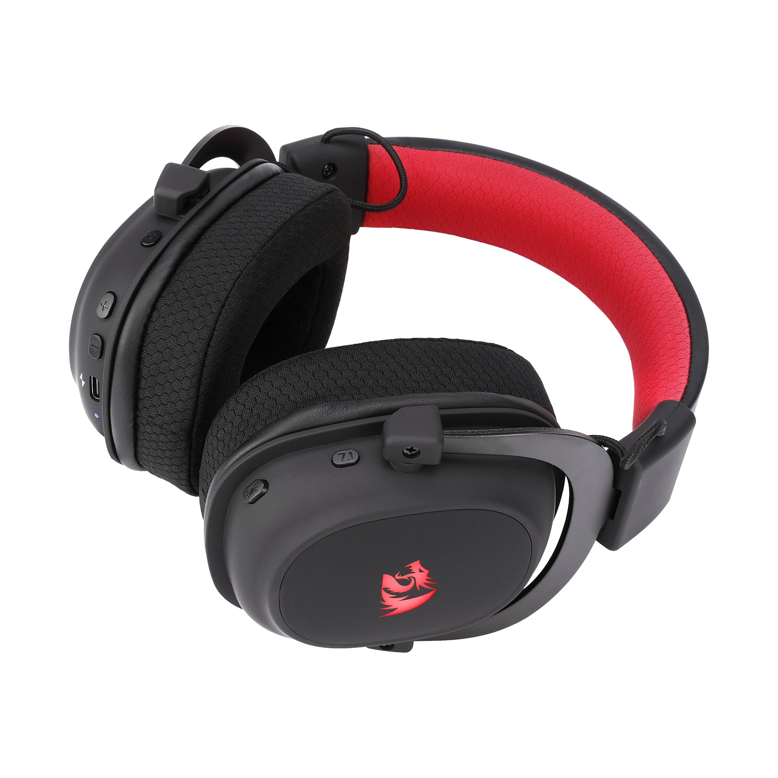Redragon Zeus H510 PRO Wireless Gaming Headset with Mic - Noise Cancelling, RGB Lighting for PC, PS5, Xbox - Perfect for Esports & Online Gaming