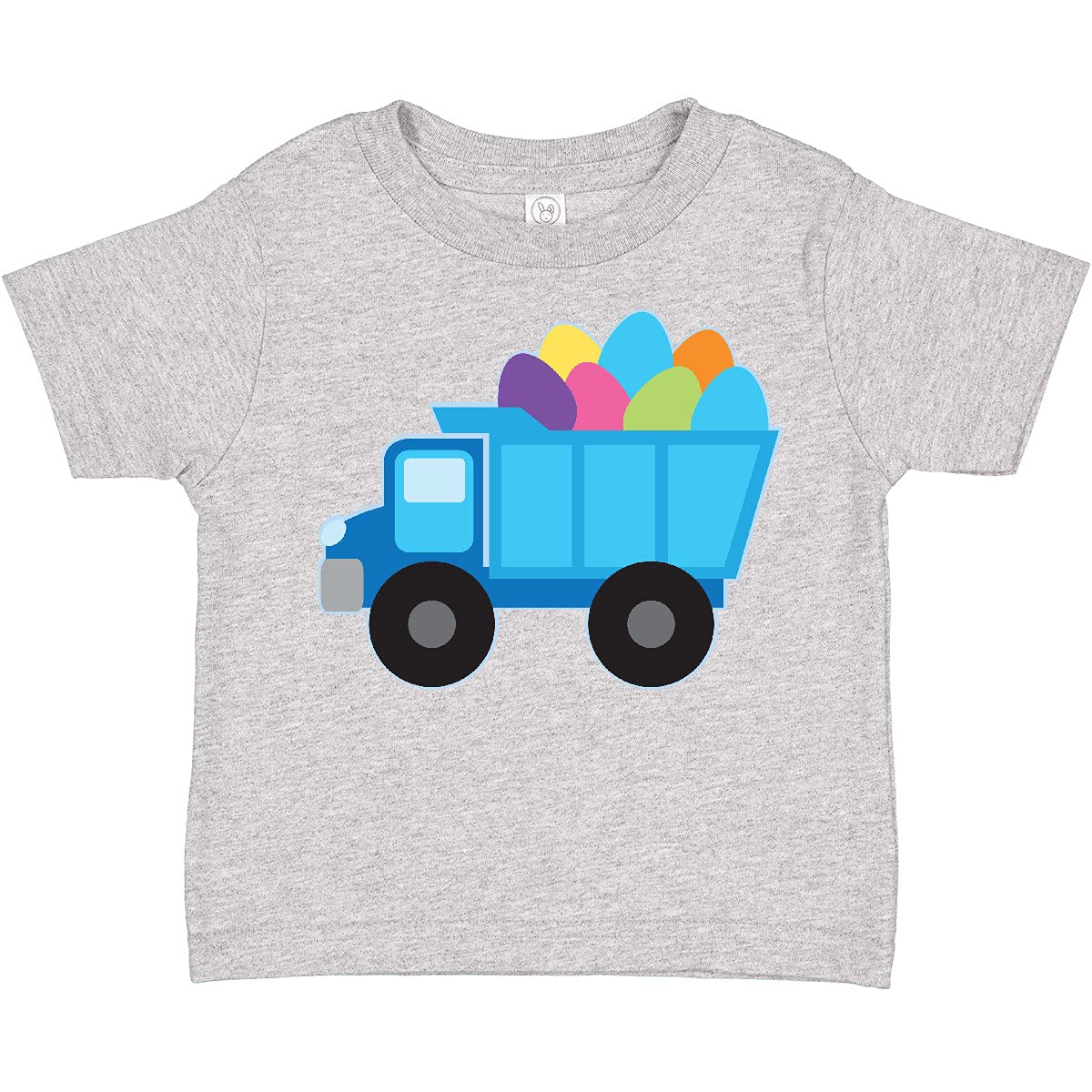 Inktastic Easter Egg Truck Boys Toddler T-Shirt - Cute Easter Graphic Tee for Toddler Boys - Perfect for Easter Celebrations, Spring Outfits & Family Photos