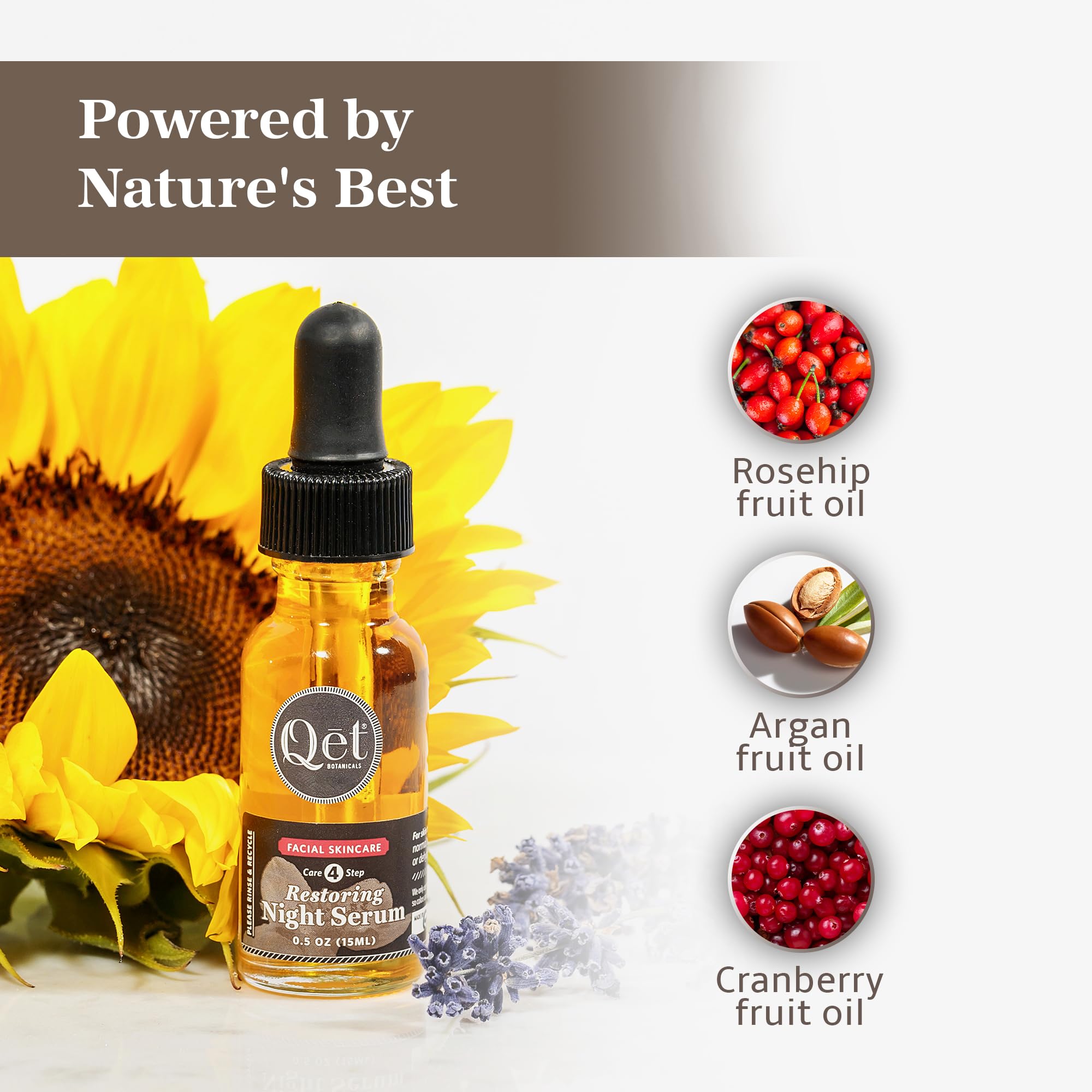 Best Restoring Night Serum for Anti-Aging & Skin Repair | Hydrating Facial Treatment for Overnight Skin Renewal | Perfect for Dry, Dull Skin & Evening Skincare Routine