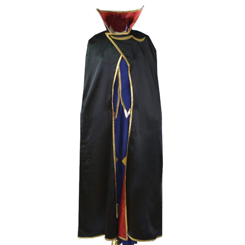 Anime Code Geass Lelouch Lamperouge Cosplay Costume - Full Set Halloween Outfit for Anime Conventions & Themed Parties