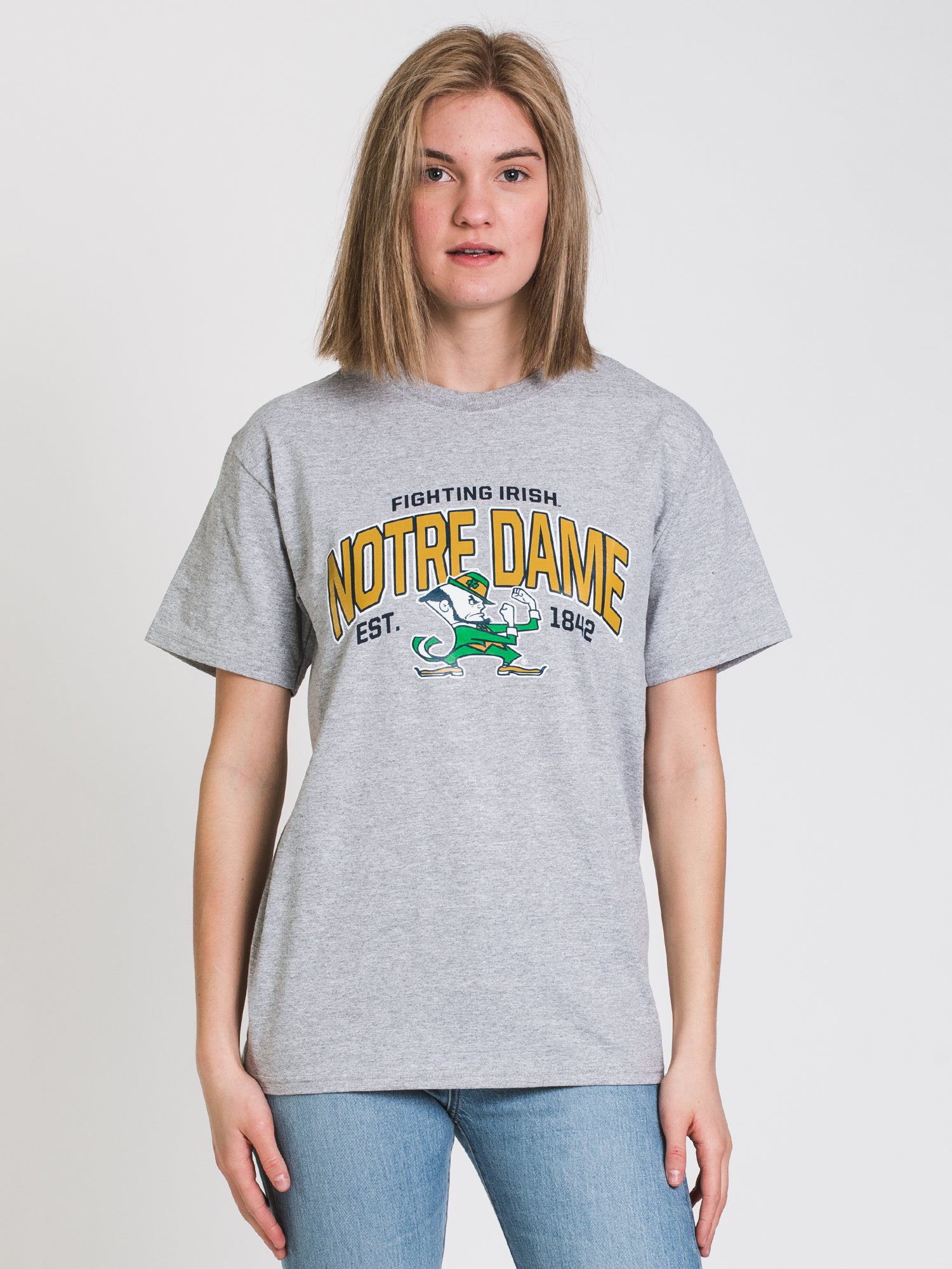 Champion Notre Dame Short Sleeve University T-Shirt - Men's & Women's Casual Cotton Tee for College Fans, Sports Events & Everyday Wear