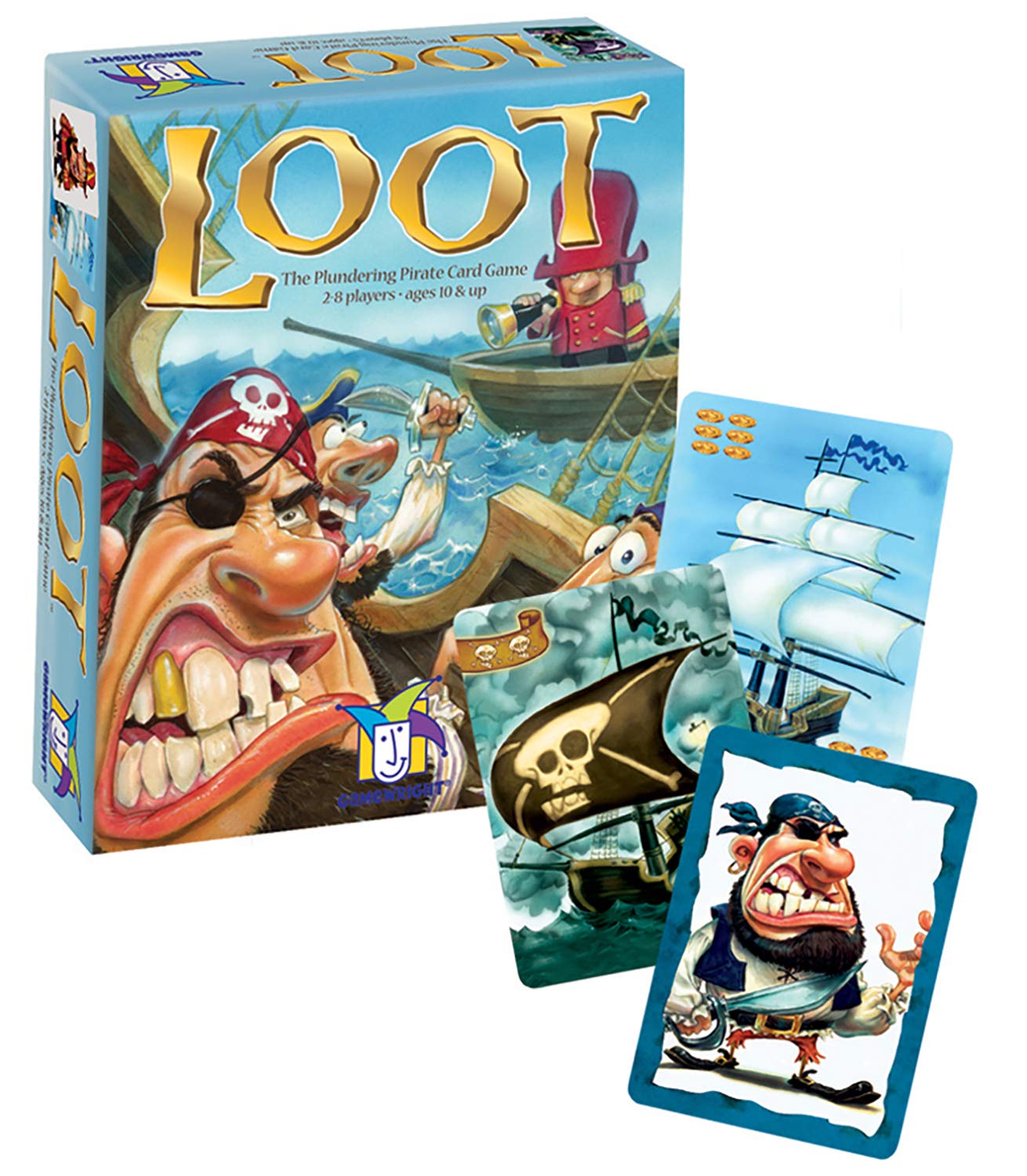 LOOT Card Game - Fun Pirate-Themed Strategy Board Game for Family & Friends - Perfect for Game Nights, Parties & Travel