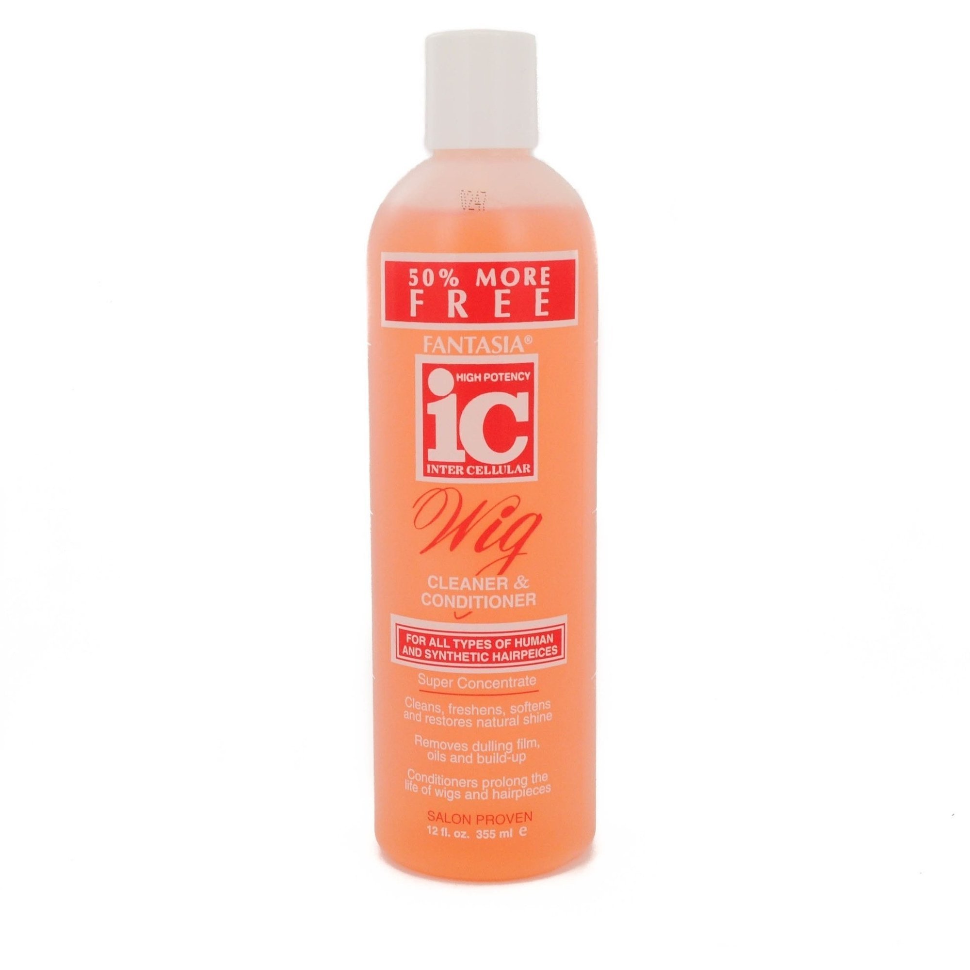 Best Wig Cleaner for Synthetic & Human Hair - 12oz Gentle Cleansing Solution for Daily Care & Maintenance | Perfect for Cosplay, Costumes & Styling