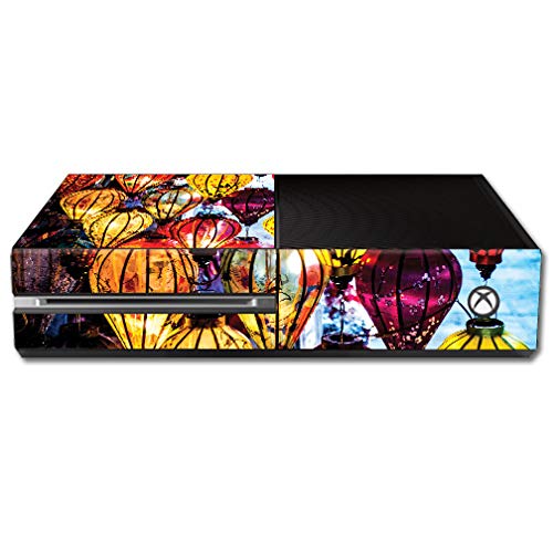 MightySkins Vinyl Decal Wrap Cover for Microsoft Xbox One - Hoi An Lanterns Design | Protective & Durable Skin | Easy to Apply & Remove | Made in USA | Perfect for Gaming Setups & Personalization