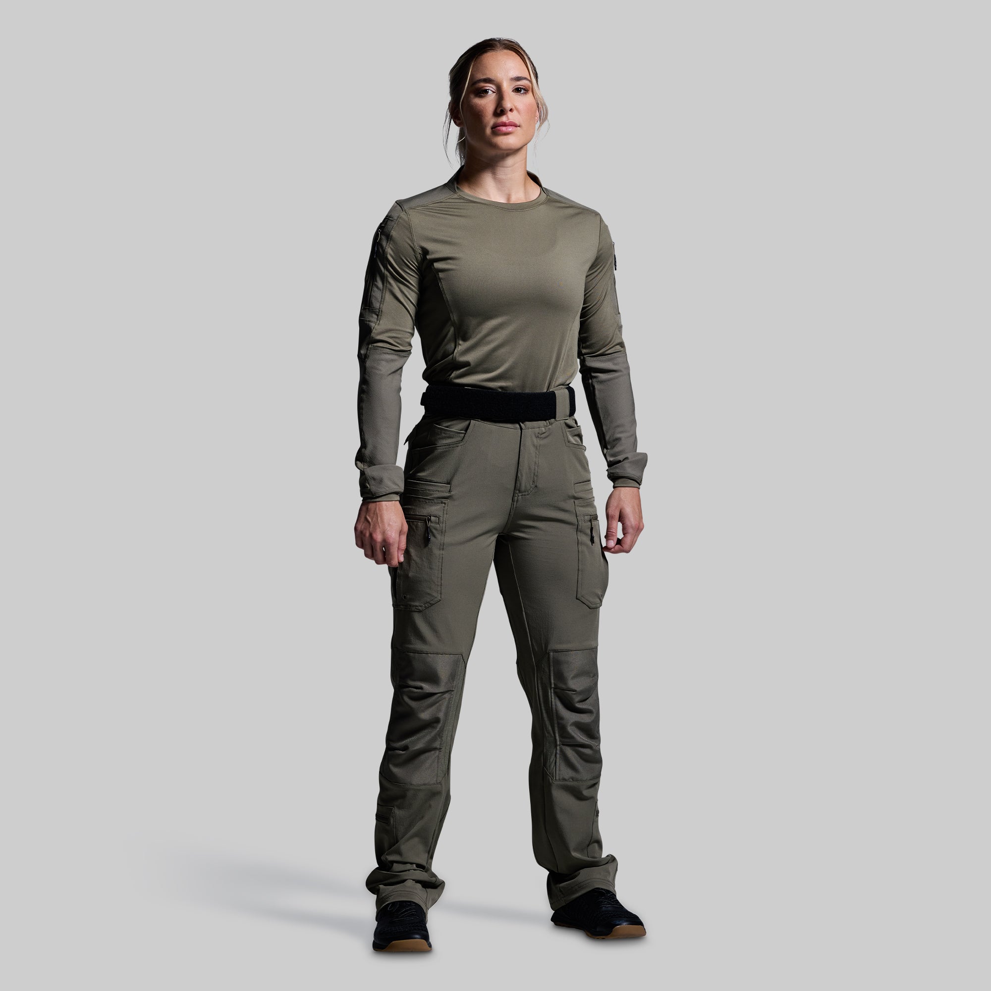 Women's Long Sleeve Open Front Cardigan Sweater - Soft Lightweight Knit Wrap Cover Up (OD Green) | Perfect for Fall Layering, Office Wear & Casual Outfits