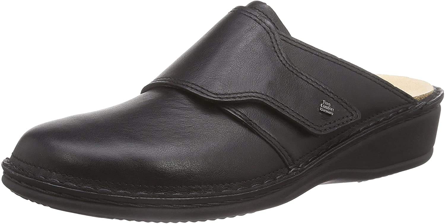 Finn Comfort Women's Clogs - Comfortable & Supportive Slip-On Shoes for Nurses, Teachers & Healthcare Workers - Perfect for All-Day Wear at Work or Home
