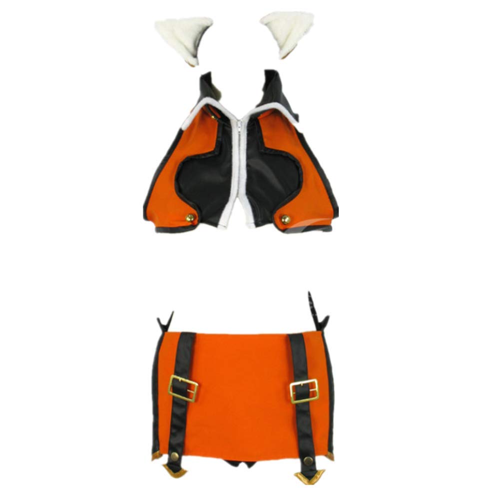 Blazblue Makoto Cosplay Costume - Official Anime Halloween Party Outfit & Christmas Cosplay Costume | Perfect for Conventions, Cosplay Events, and Themed Parties