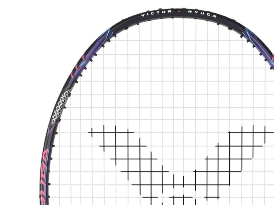 Victor Thruster Ryuga II Pro B Badminton Racket - Professional Carbon Fiber Badminton Racket for Advanced Players - Perfect for Tournaments & Training Sessions
